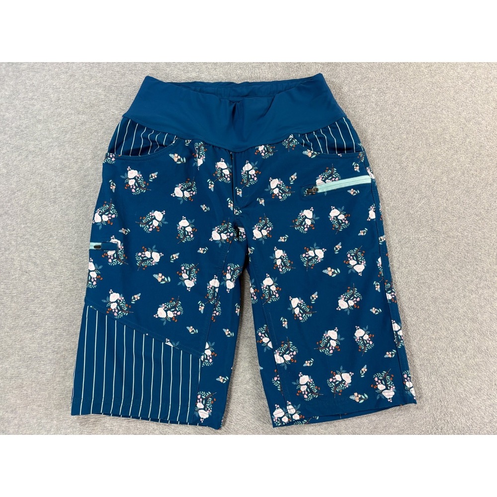 Shredly Limitless MTB Mountain Bike Shorts (Women's Size 10) Blue -14"
